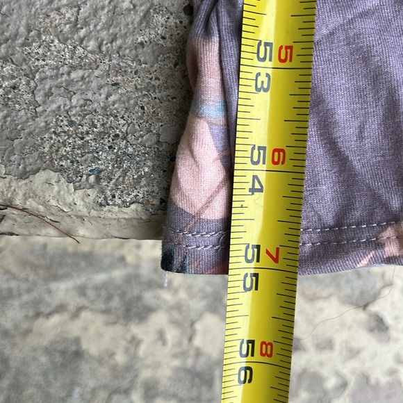 Gorgeous 7th Ray floral Maxie dress with ruffle sleeves and bottom - Picture 12 of 13